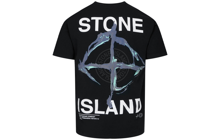 

STONE ISLAND Мужская футболка, цвет Black