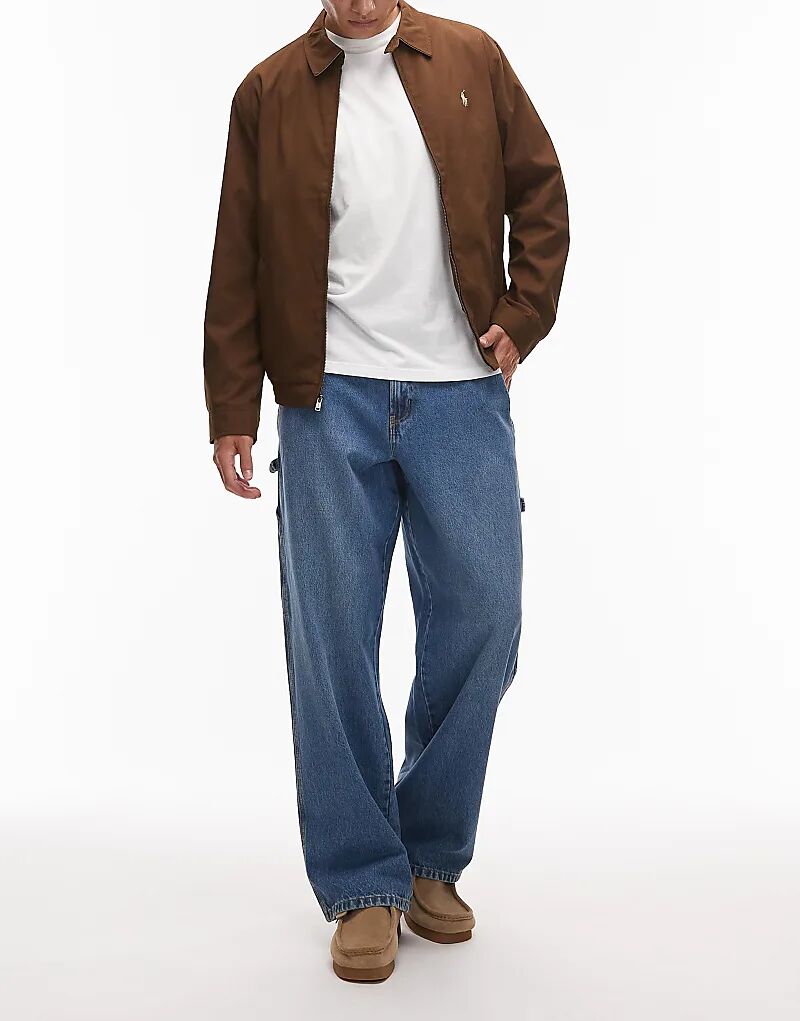 

Джинсы мешковатые Dickies Painter темно-синего цвета с эффектом выцветания