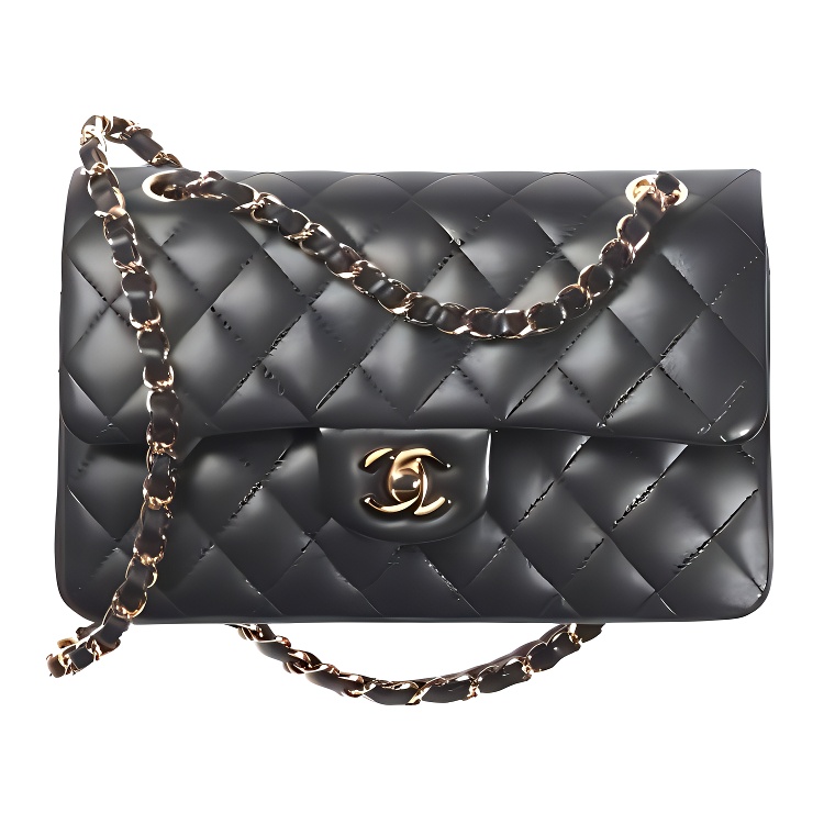 

CHANEL Классический клатч из ягненка с логотипом CF маленький черный женский