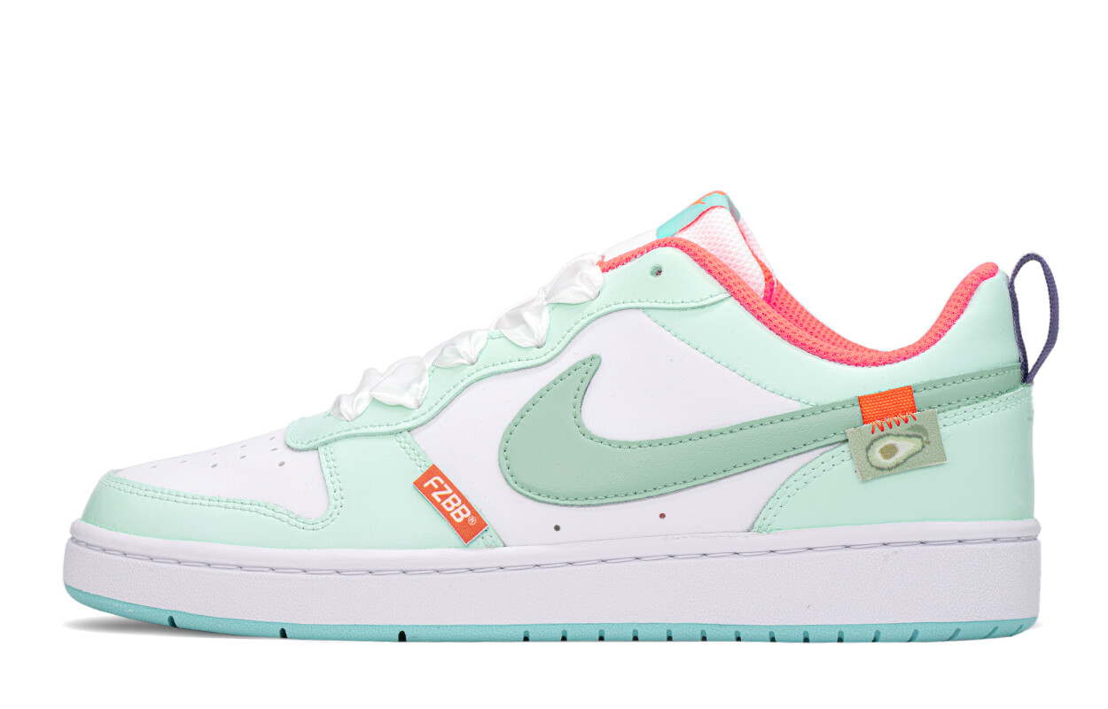 

Кроссовки Nike Court Borough Skateboarding Shoes Women's Low-top Green, мятно-зеленый