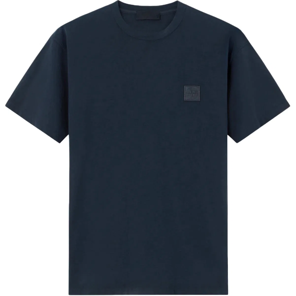Футболка с патчем Stone Island Compass синяя