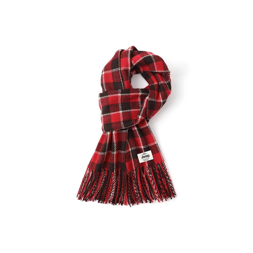 

Jeep Вязаный шарф унисекс, Red