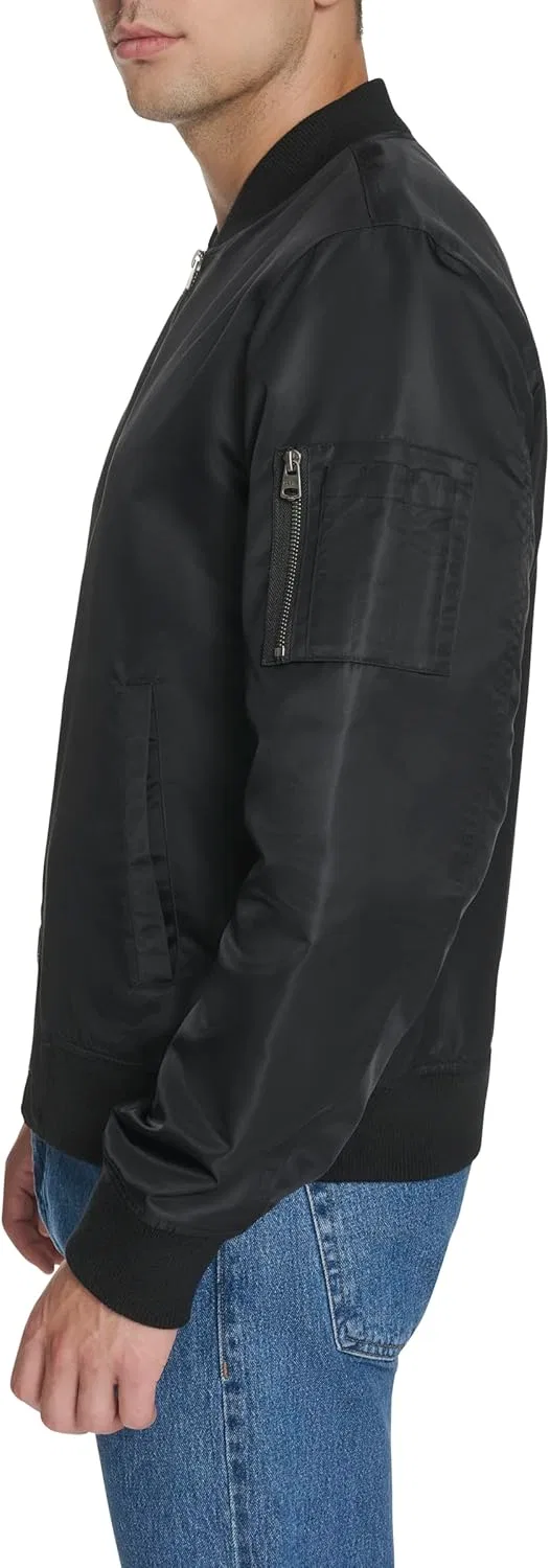 Мужская куртка-бомбер Levi's Flight Satin Unfilled Ma-1 Levi's — фото 2