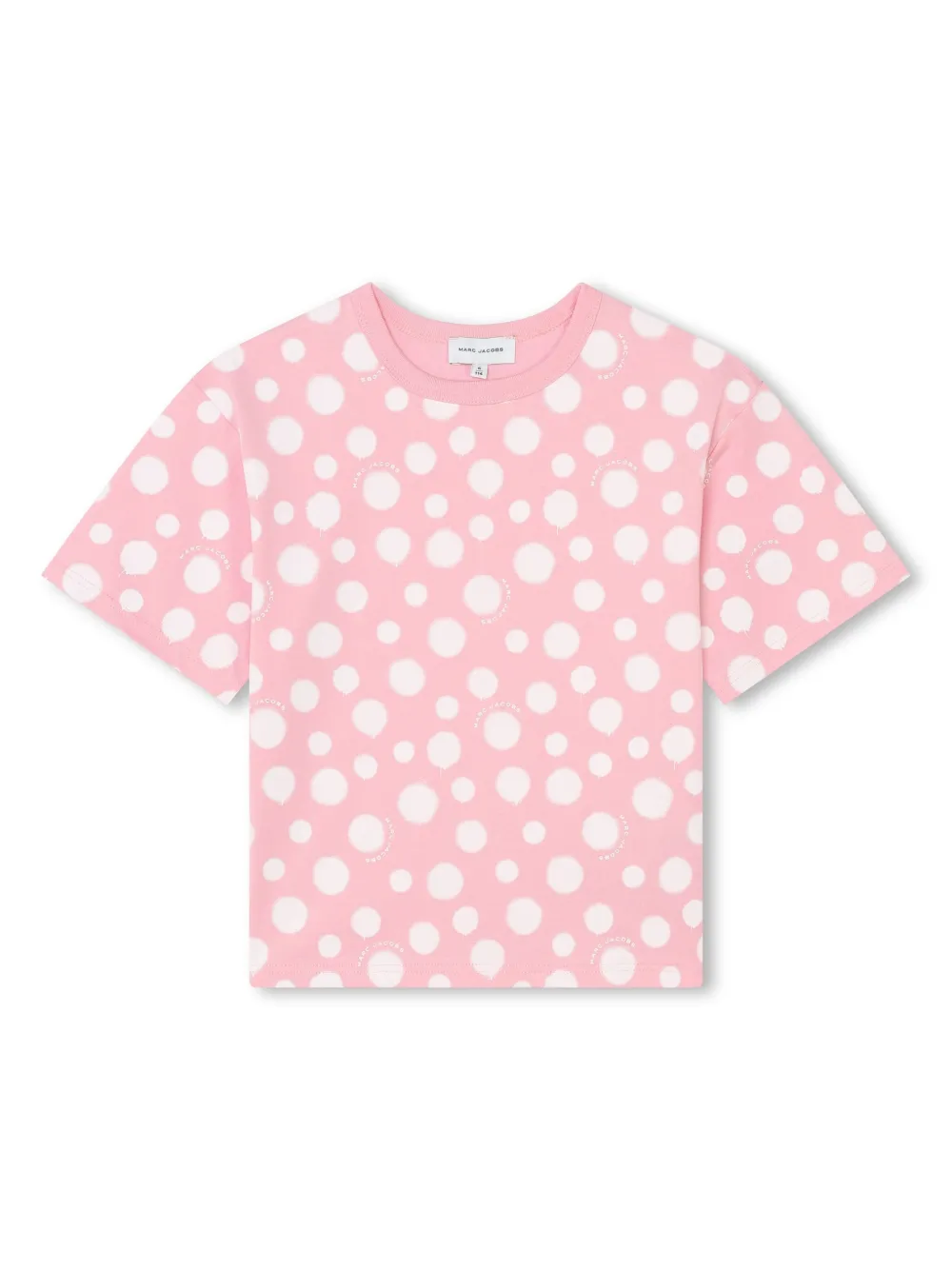 

Футболка в горох Marc Jacobs Kids, розовый