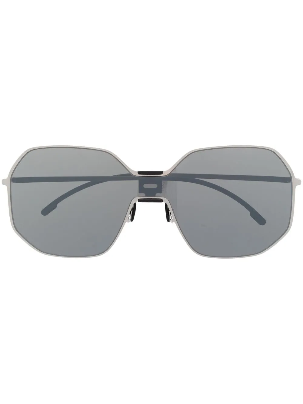 

Солнцезащитные очки в массивной оправе Mykita, серый