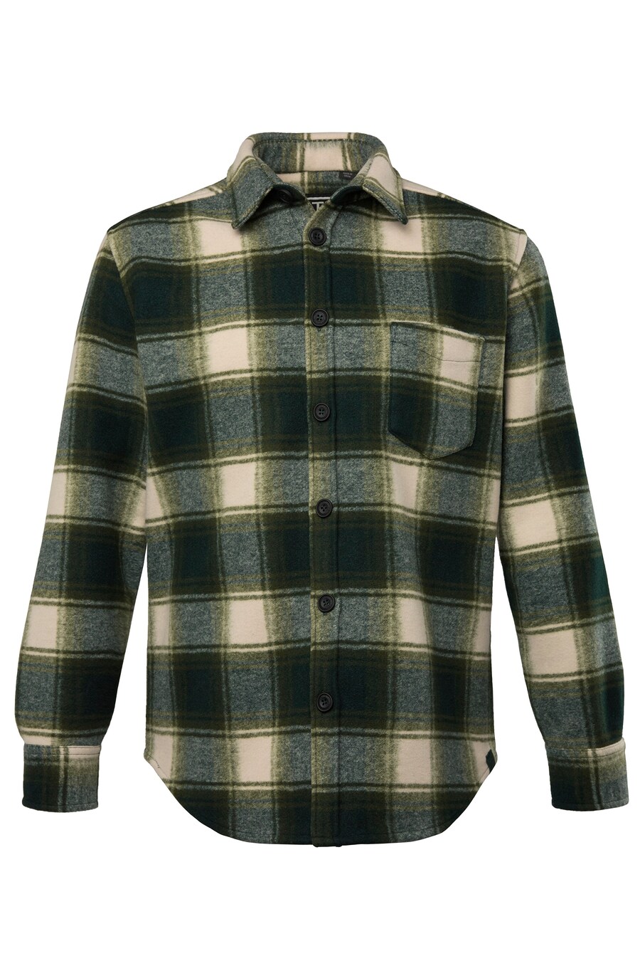 

Рубашка на пуговицах классического кроя STHUGE, Green