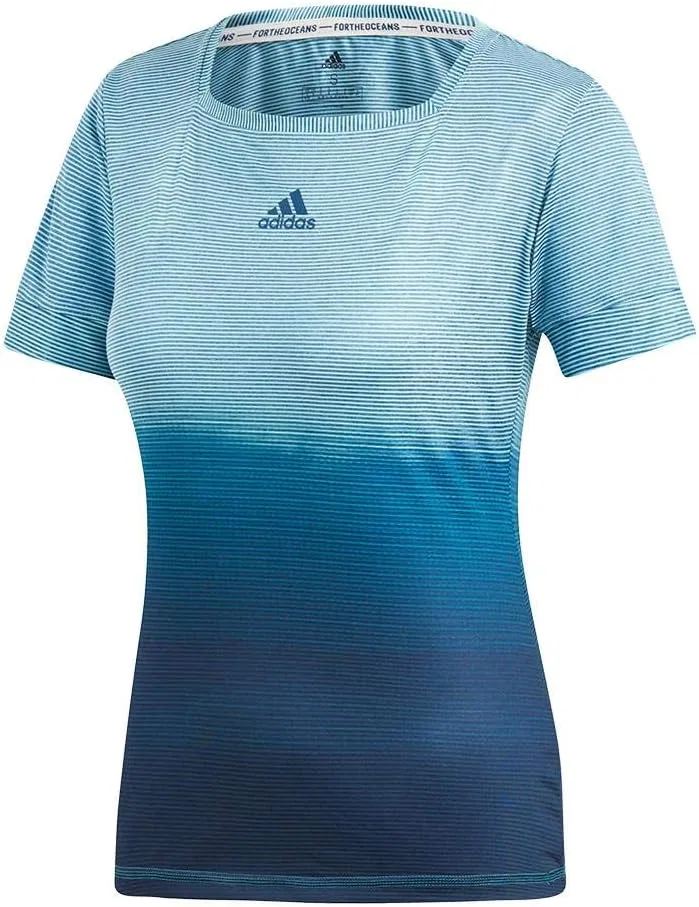 Футболка adidas Parley, женская, Blue Spirit/Legend Ink