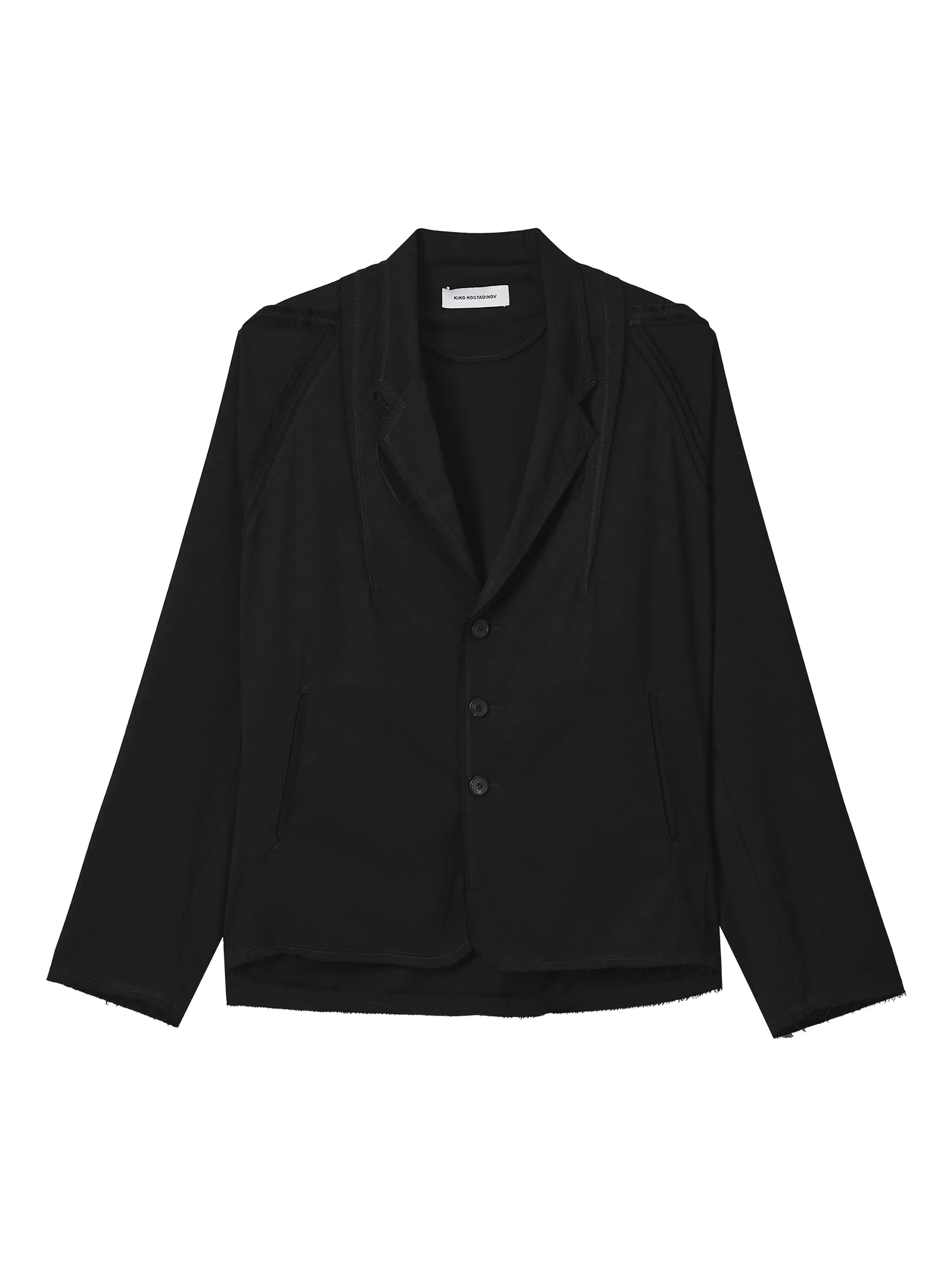 

Пиджак с наружными швами Kiko Kostadinov, черный