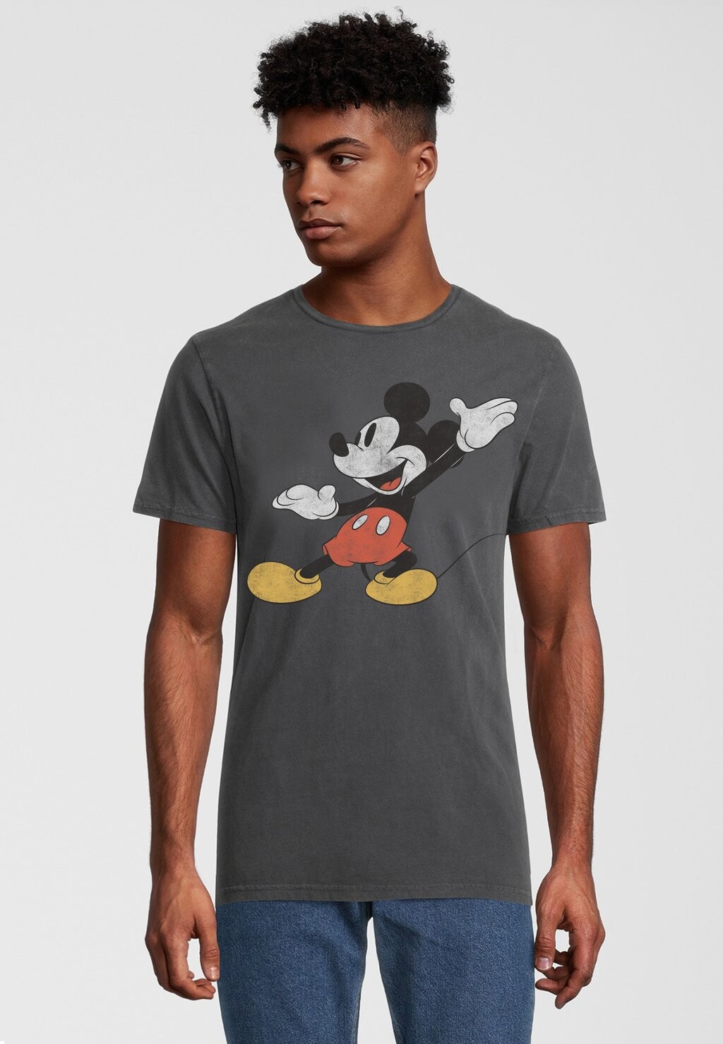 

Футболка с принтом DISNEY MICKEY MOUSE POSING Re:Covered, цвет dunkelgrau