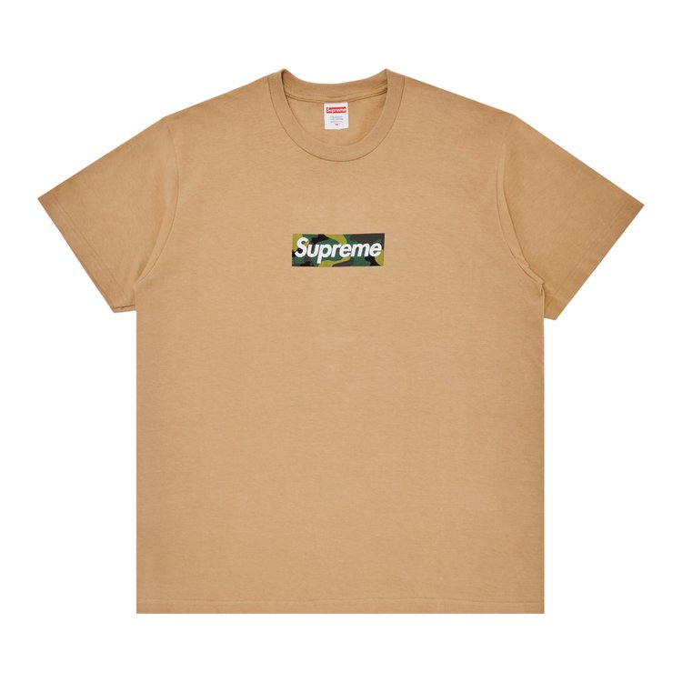 

Футболка Supreme Box Logo 'Khaki', загар