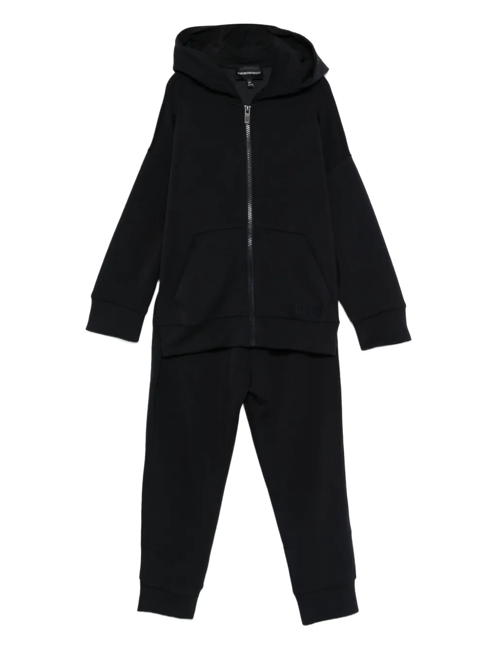 

Спортивный костюм на молнии с капюшоном Emporio Armani Kids, синий