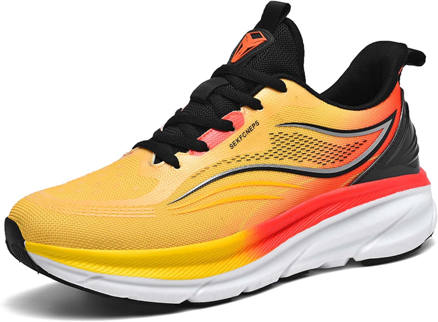 

Мужские и женские кроссовки для бега, противоскользящие спортивные кеды, модные кроссовки, дышащие кроссовки для фитнеса, джоггинга, кроссовки для бега по дороге и тропе Dzbajrqm, желтый