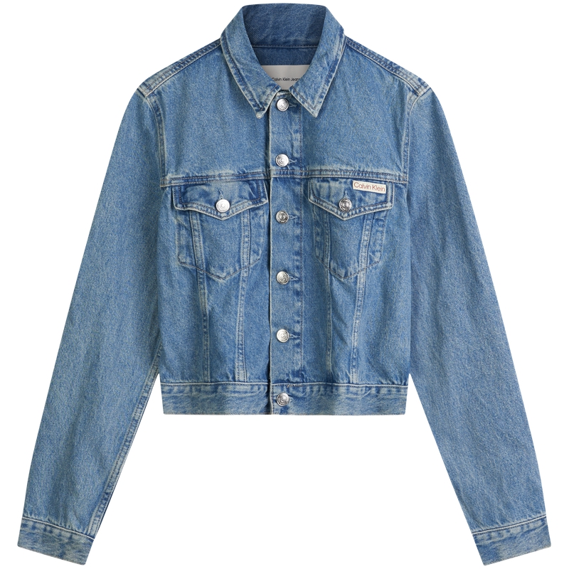 

Calvin Klein Джинсовая куртка женская, 1A4-Denim Light Blue