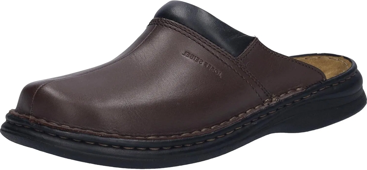 Мужские сабо Josef Seibel Max 94, мужские домашние тапочки, ширина G (стандартная), Brandy