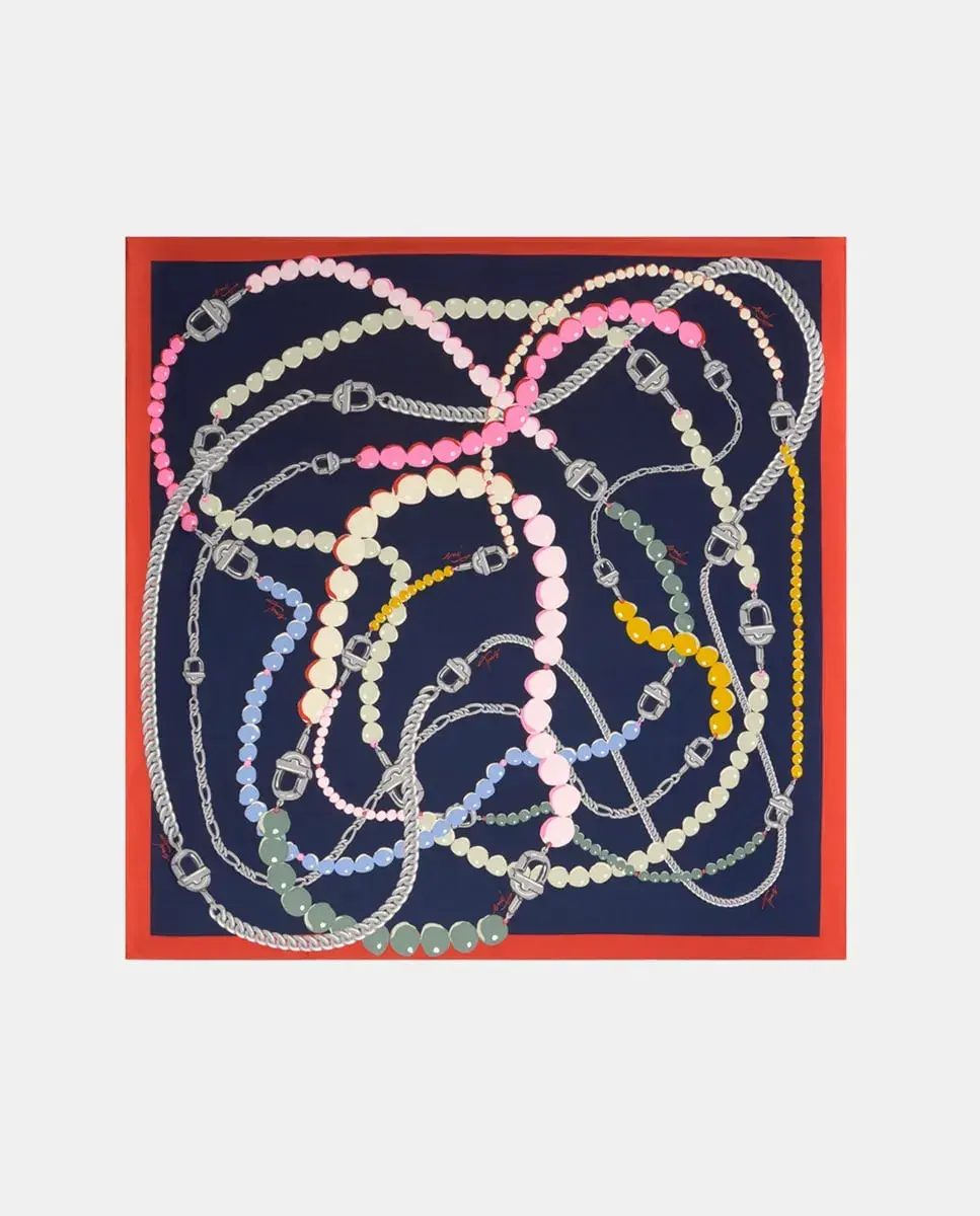 

Большой платок Manifesto Tous, оранжевый