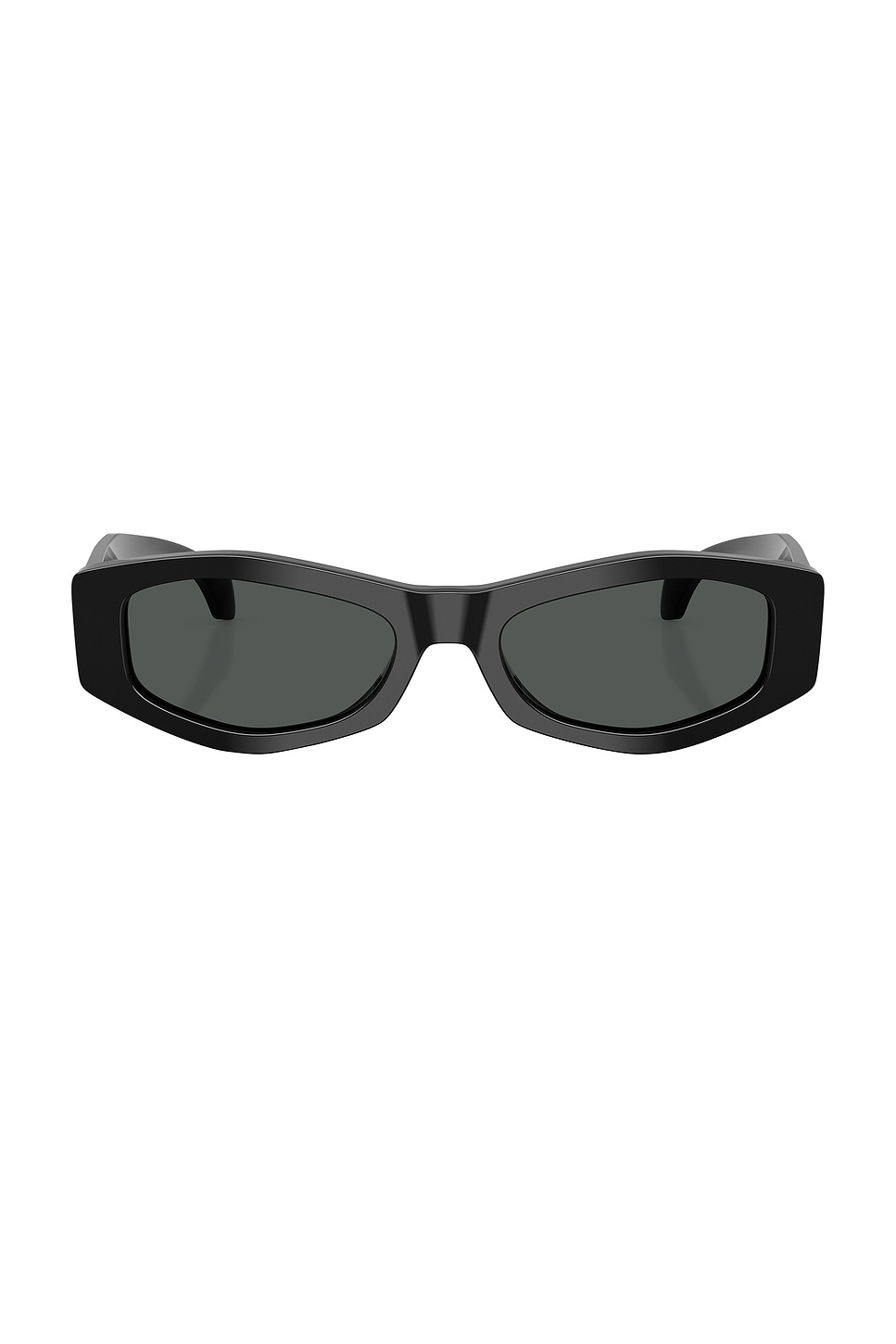 

Узкие солнцезащитные очки Versace, black