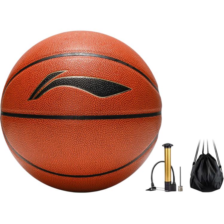 

LINING Баскетбольный мяч PU Brown, размер 7, размер 6, размер 5, тренировочный, унисекс