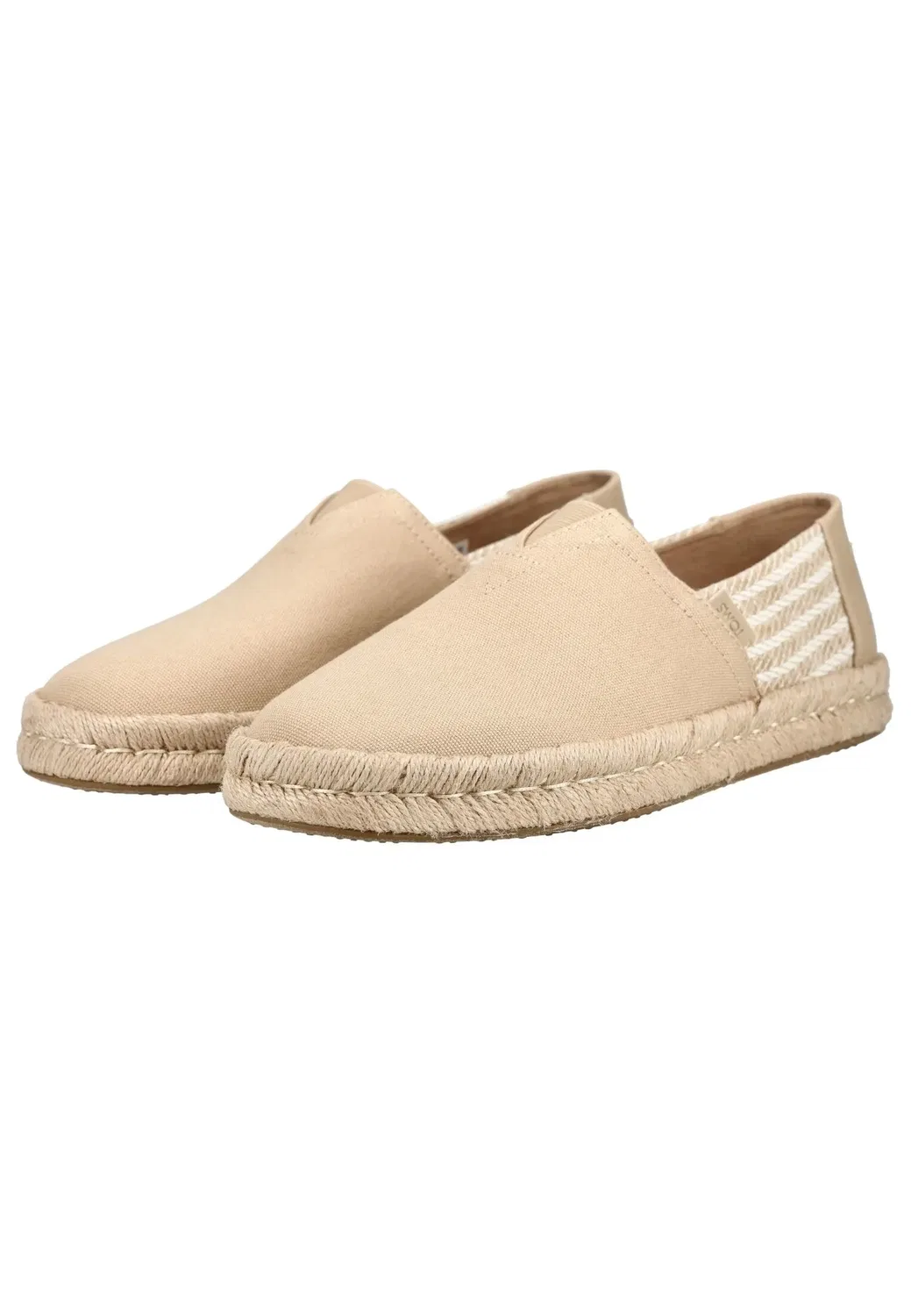 Эспадрильи текстильные TOMS, бежевый — фото 4