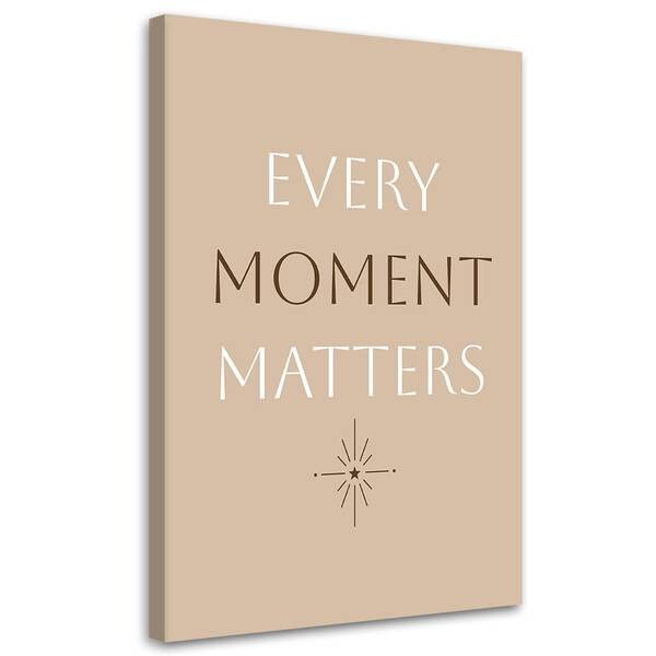 

Картина арт-принт KUNSTLOFT Every Moment Matters, коричневый