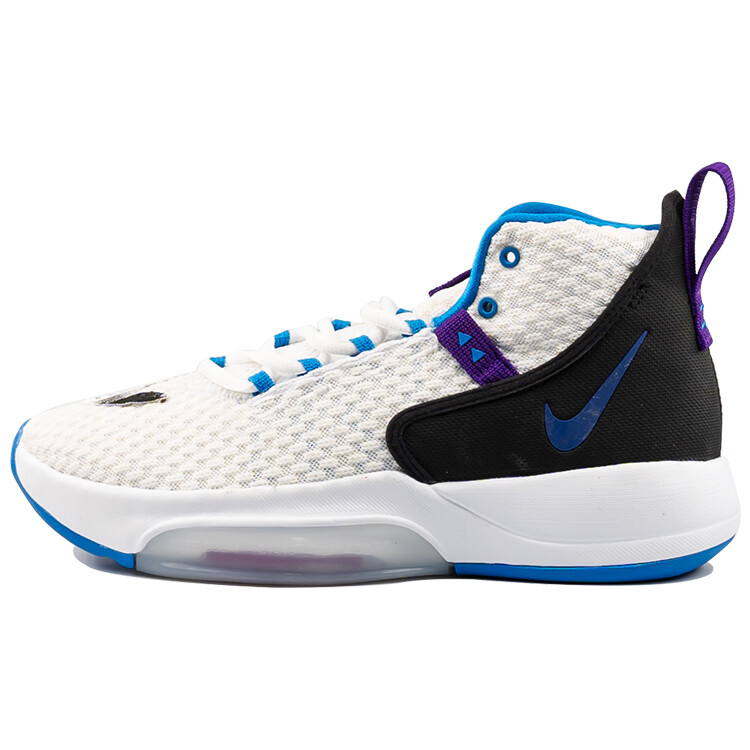 

Баскетбольные кроссовки Zoom Rize 1 унисекс средней высоты, черные/белые Nike