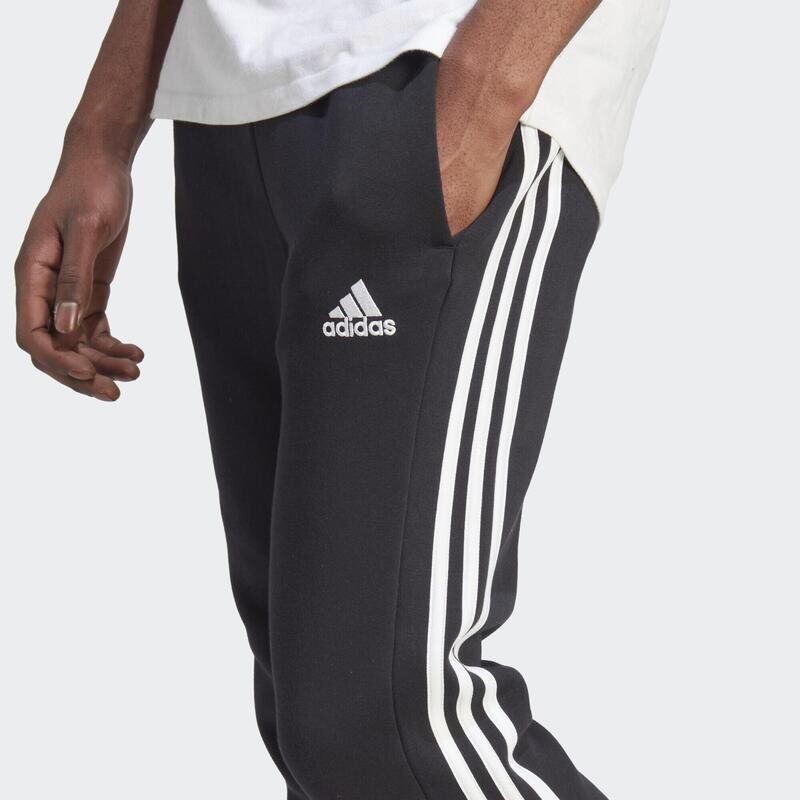 Брюки Essentials с 3 полосками и зауженными манжетами ADIDAS, цвет weiss — фото 4