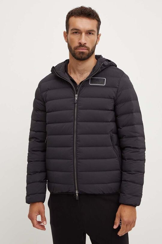 

Пуховик EA7 Emporio Armani, черный