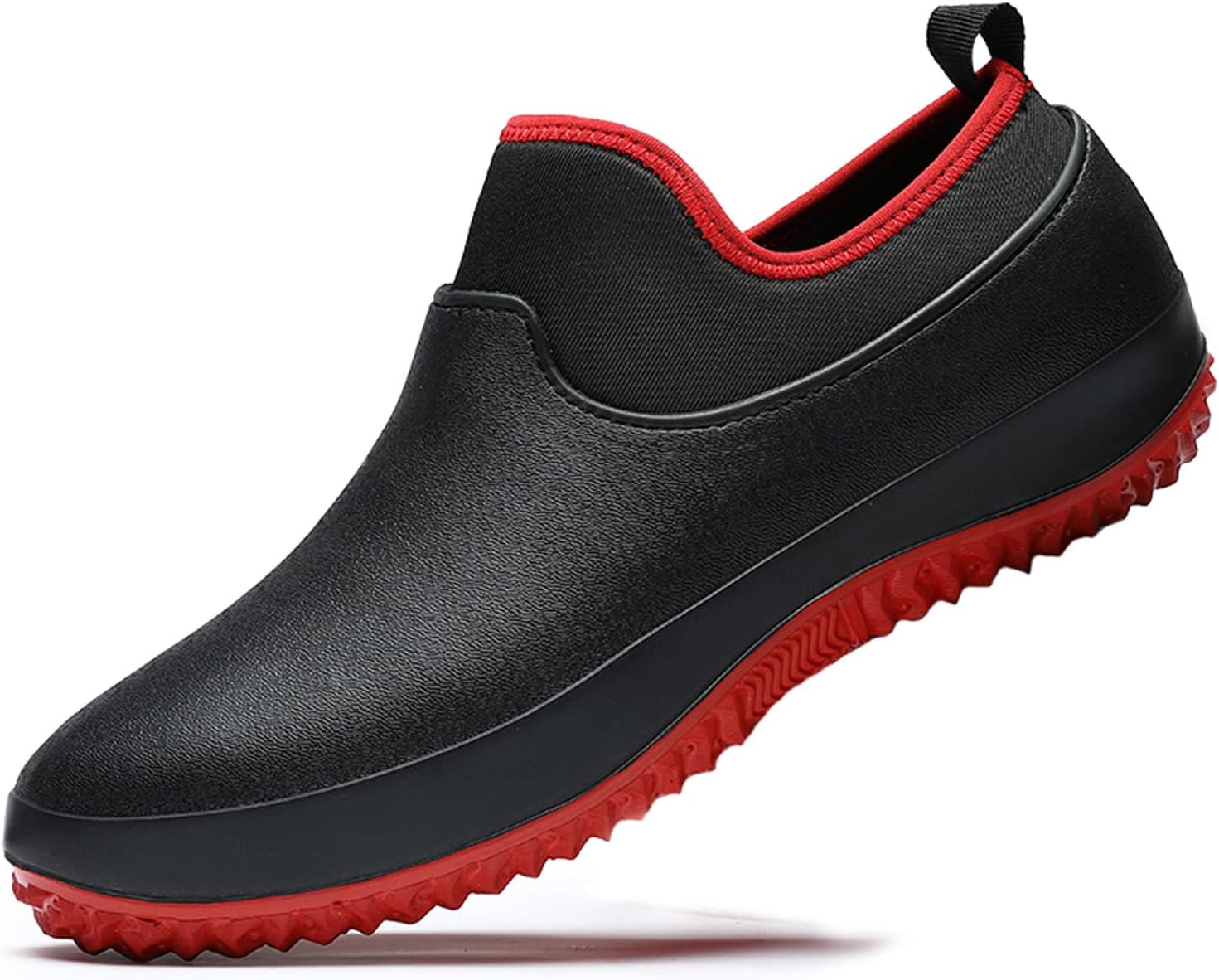 

Рабочие туфли FLIOZY для поваров: мужские, нескользящие, маслостойкие, водонепроницаемые; женские, профессиональные, для медсестер; садовые туфли для больницы, сада и кухни, черный/красный