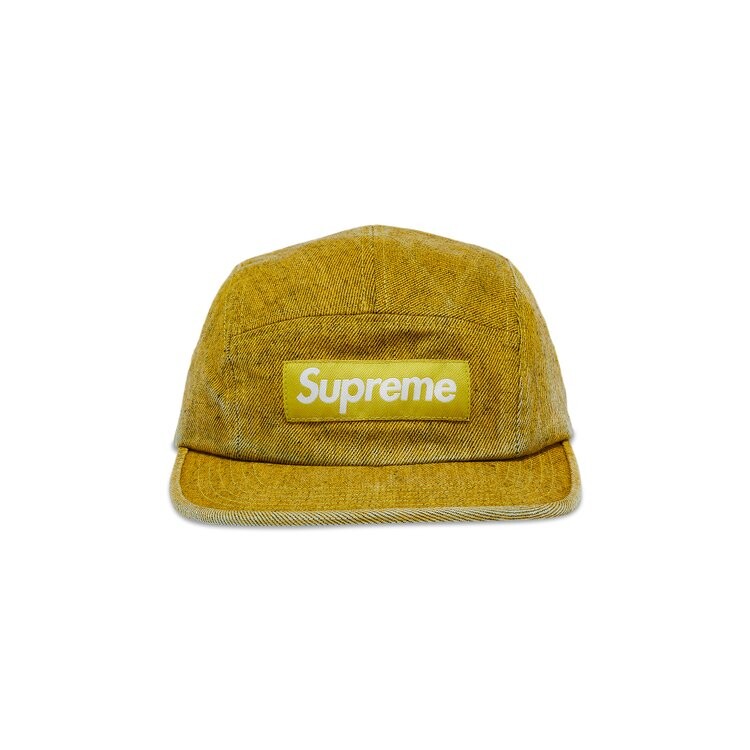 

Бейсболка Supreme Coated Denim Camp Cap, желтый