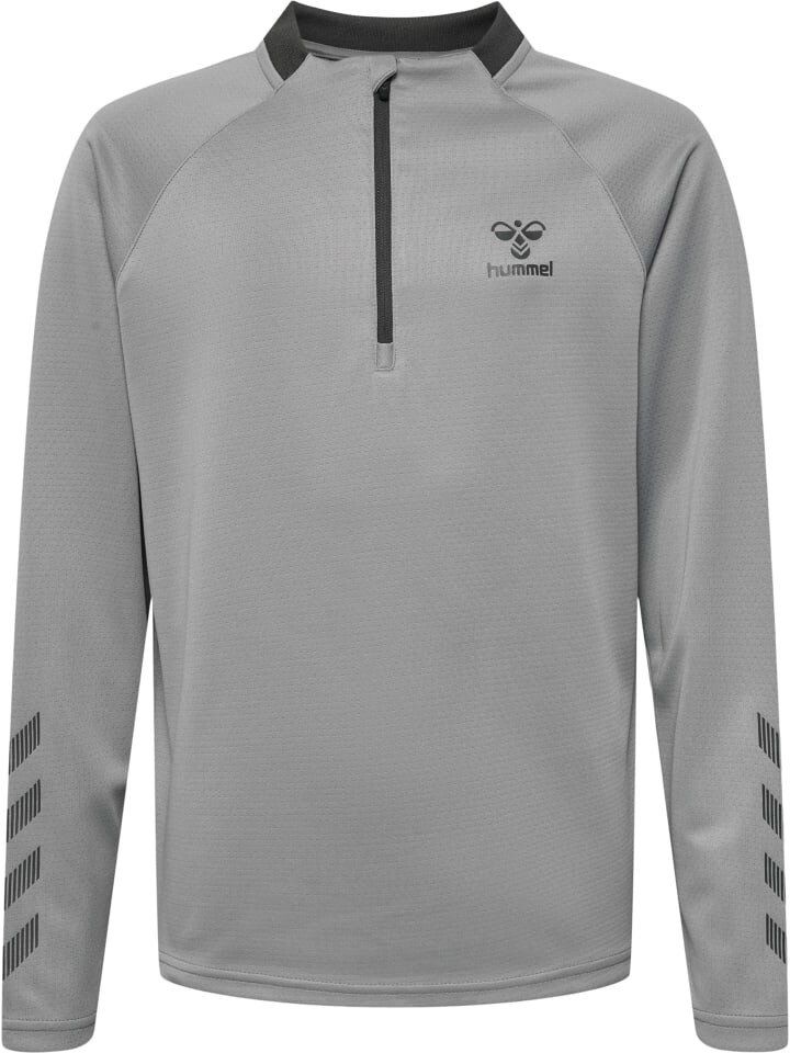 Толстовка Hummel Halbreißverschluss Sweatshirt Raglanärmel Hmlgg12 Multisport Kinder, цвет ALLOY — фото 2