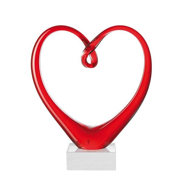 

Декоративная скульптура Leonardo Heart, красный