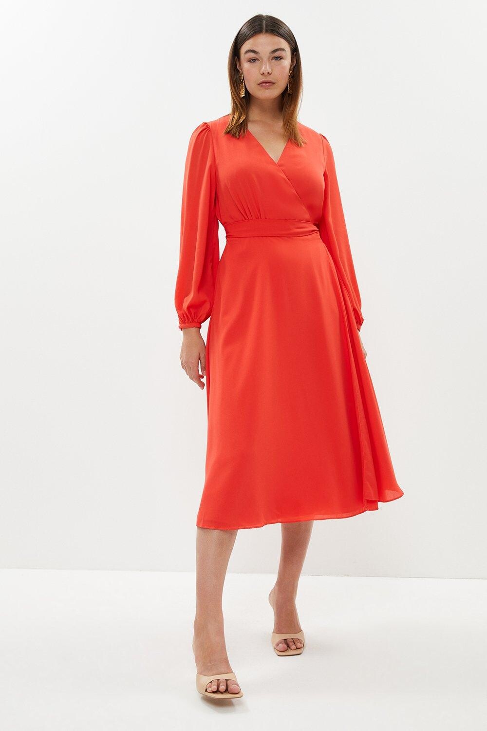 

Платье макси с запахом больших размеров Coast, розовый