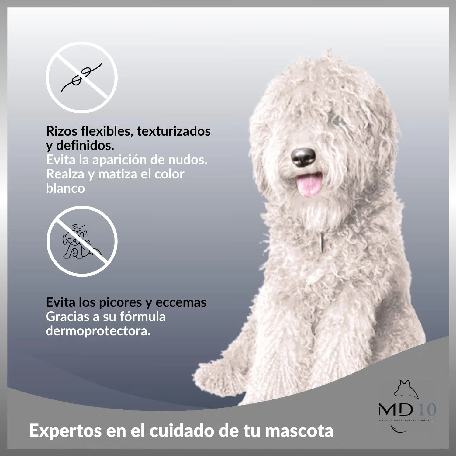 Шампунь для собак «White Fur» от MD10 Dog Shampoo Md-10 Collection