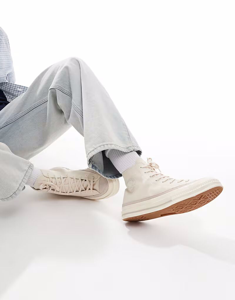 

Кеды Converse Chuck 70 Hi кремового цвета