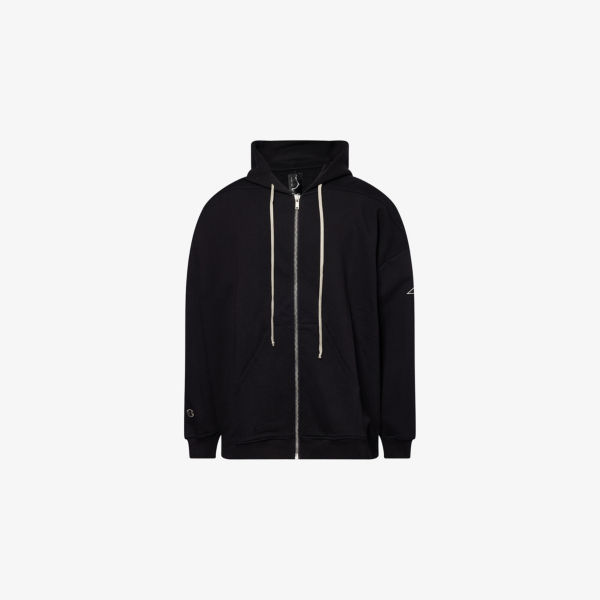 

Рик Оуэнс x Чемпион худи из хлопкового джерси с вышивкой Jumbo Jason Rick Owens, черный