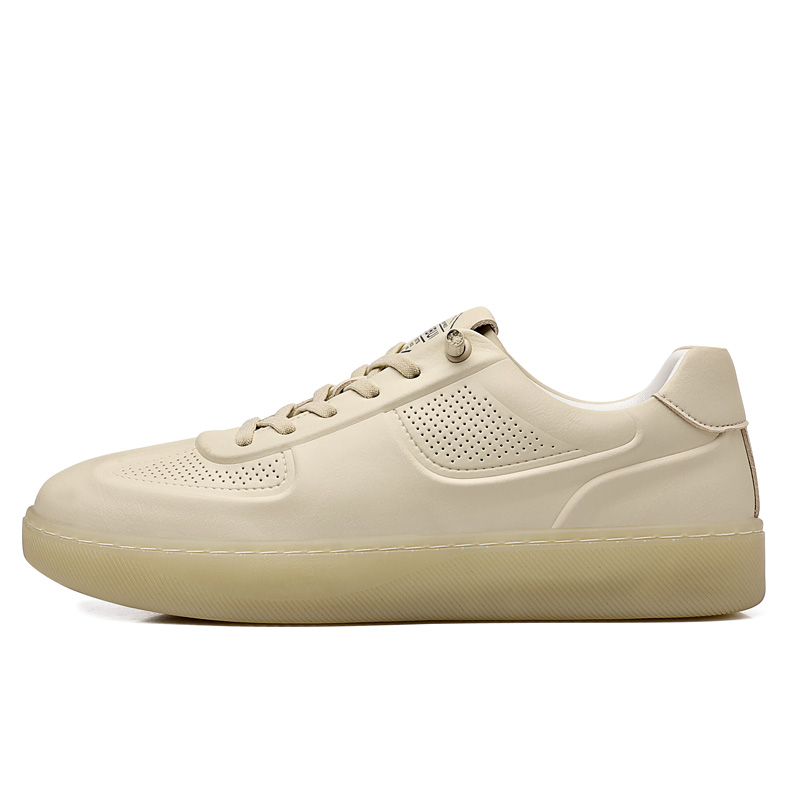 

POPULAR ROUSE PR Мужские низкие скейтерские кеды бежевые, цвет Beige