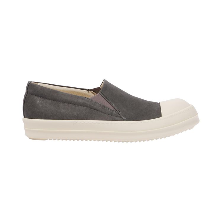 

Кроссовки Rick Owens DRKSHDW Boat Slip On, Grey Milk