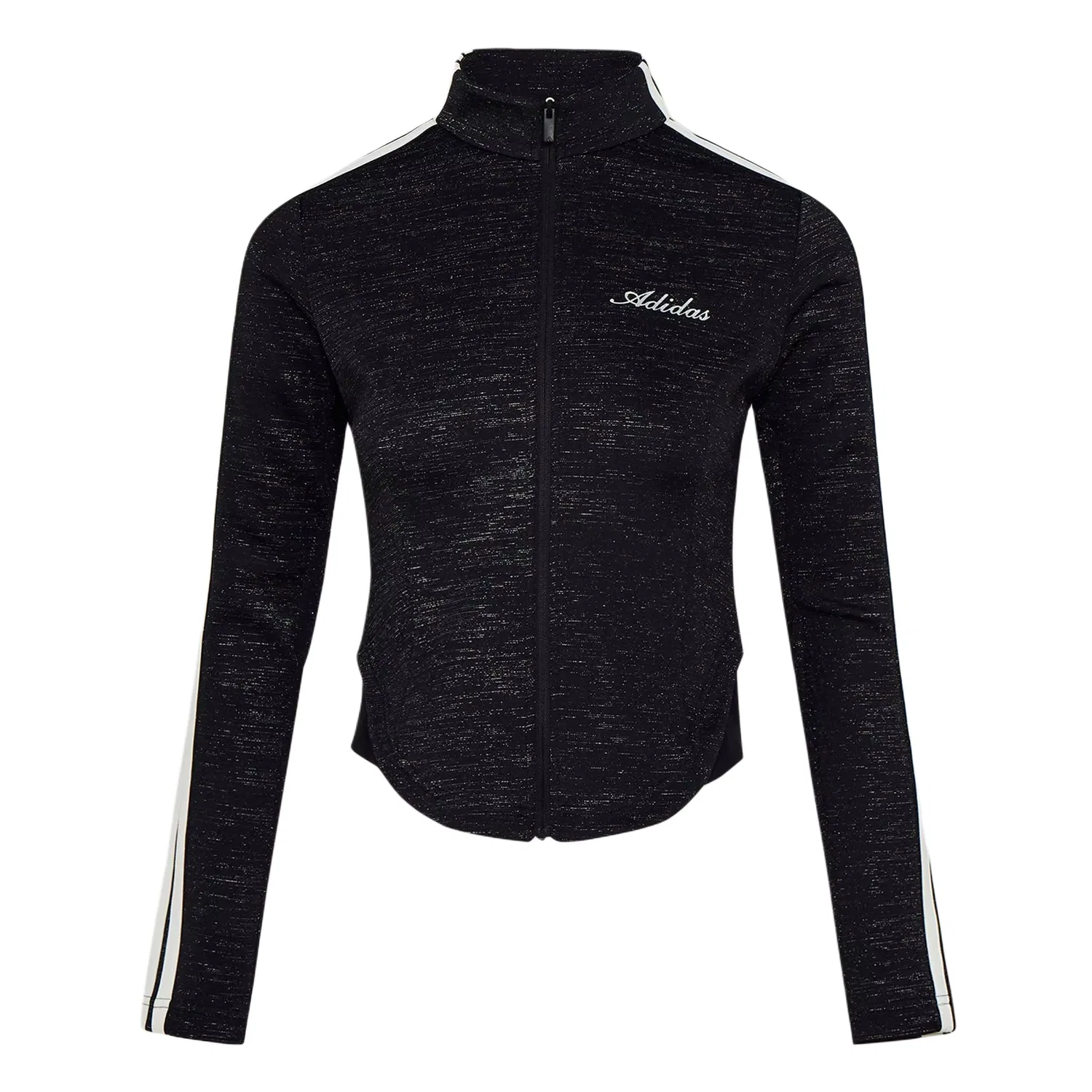 Куртка для танцев женская Black, со стойкой, тонкая Adidas