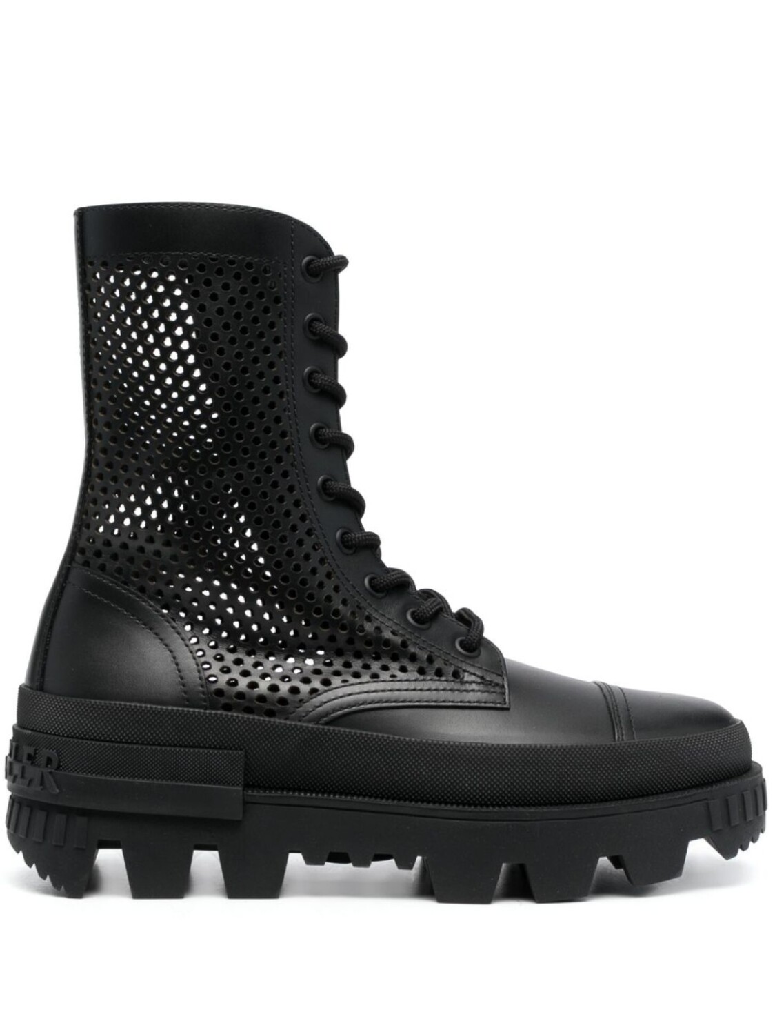 

Moncler ботинки Carinne с перфорацией, черный