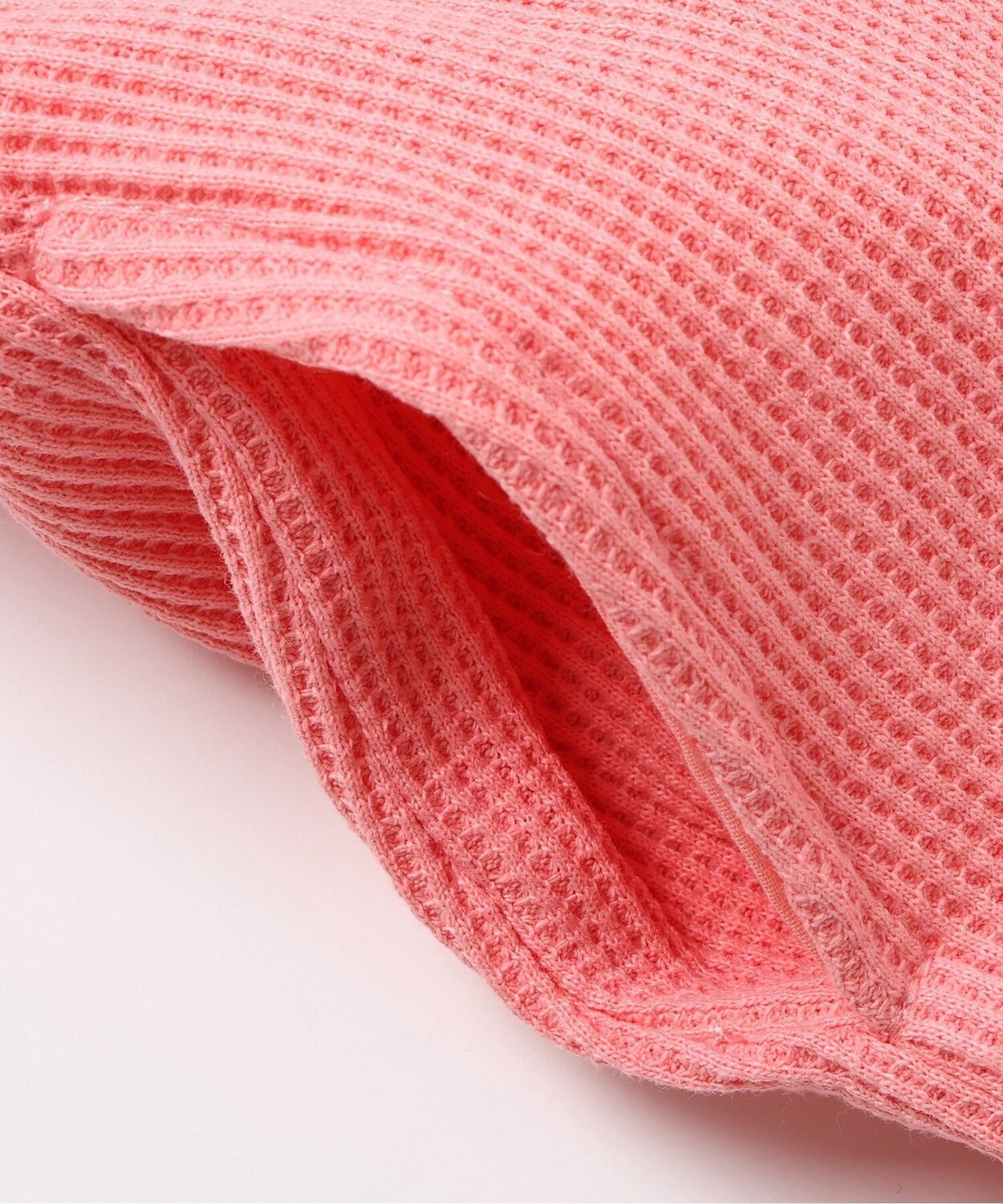 Платье «Вафля» с множеством оборок Apres les cours, Salmon pink — фото 4