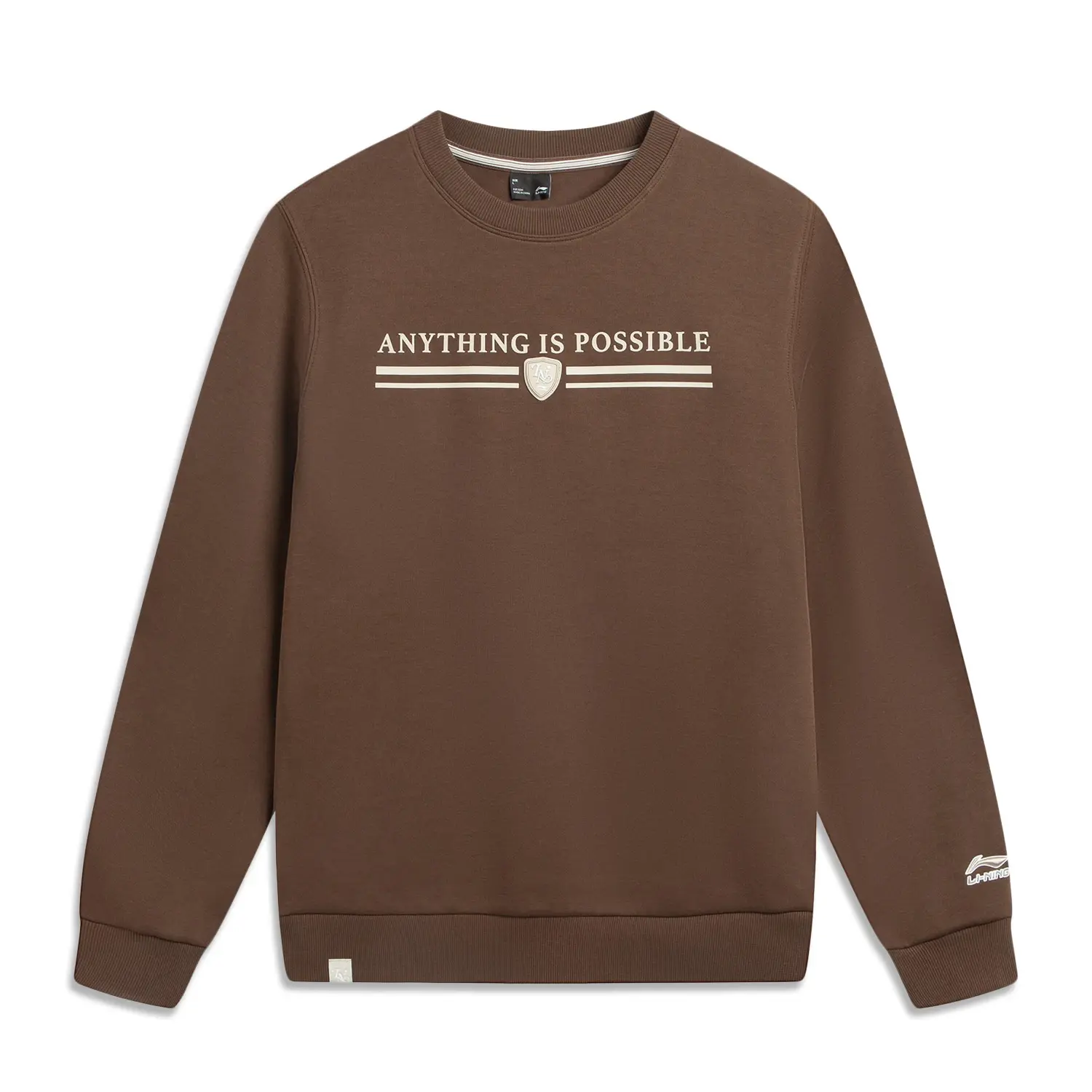 

Спортивный свитшот серии Trend для мужчин LINING, коричневый