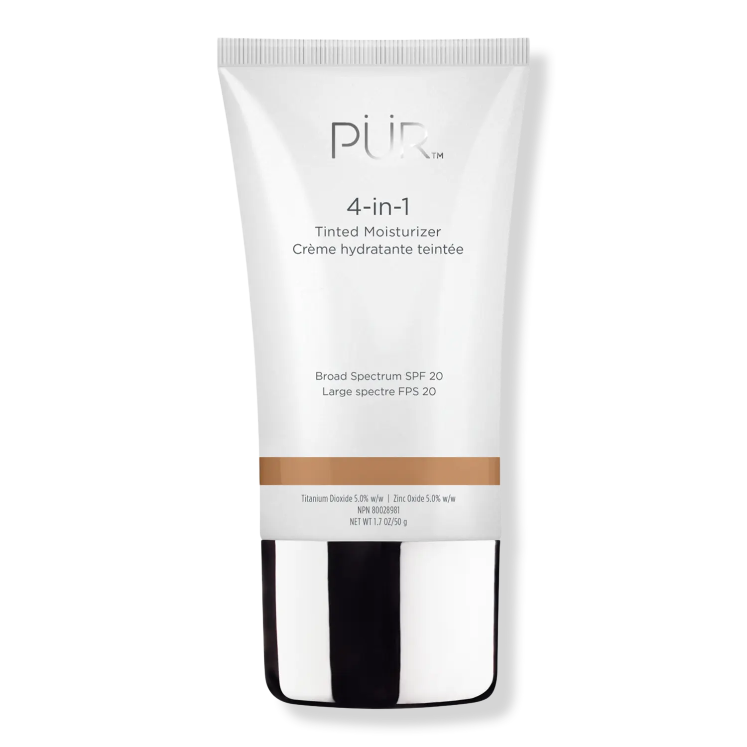 

Увлажняющий тонирующий крем 4-в-1 с широким спектром защиты SPF 20 PÜR, Medium MP3 (tan/olive with neutral undertones)