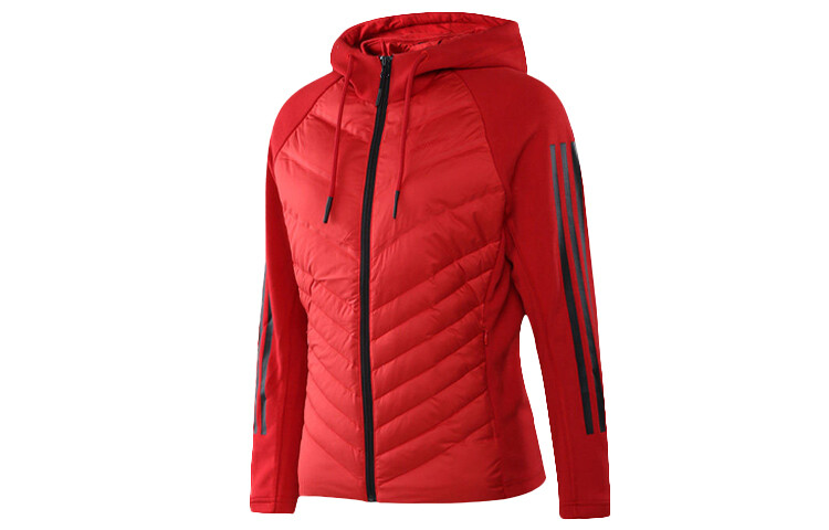 

Пуховик женский красный Adidas Neo