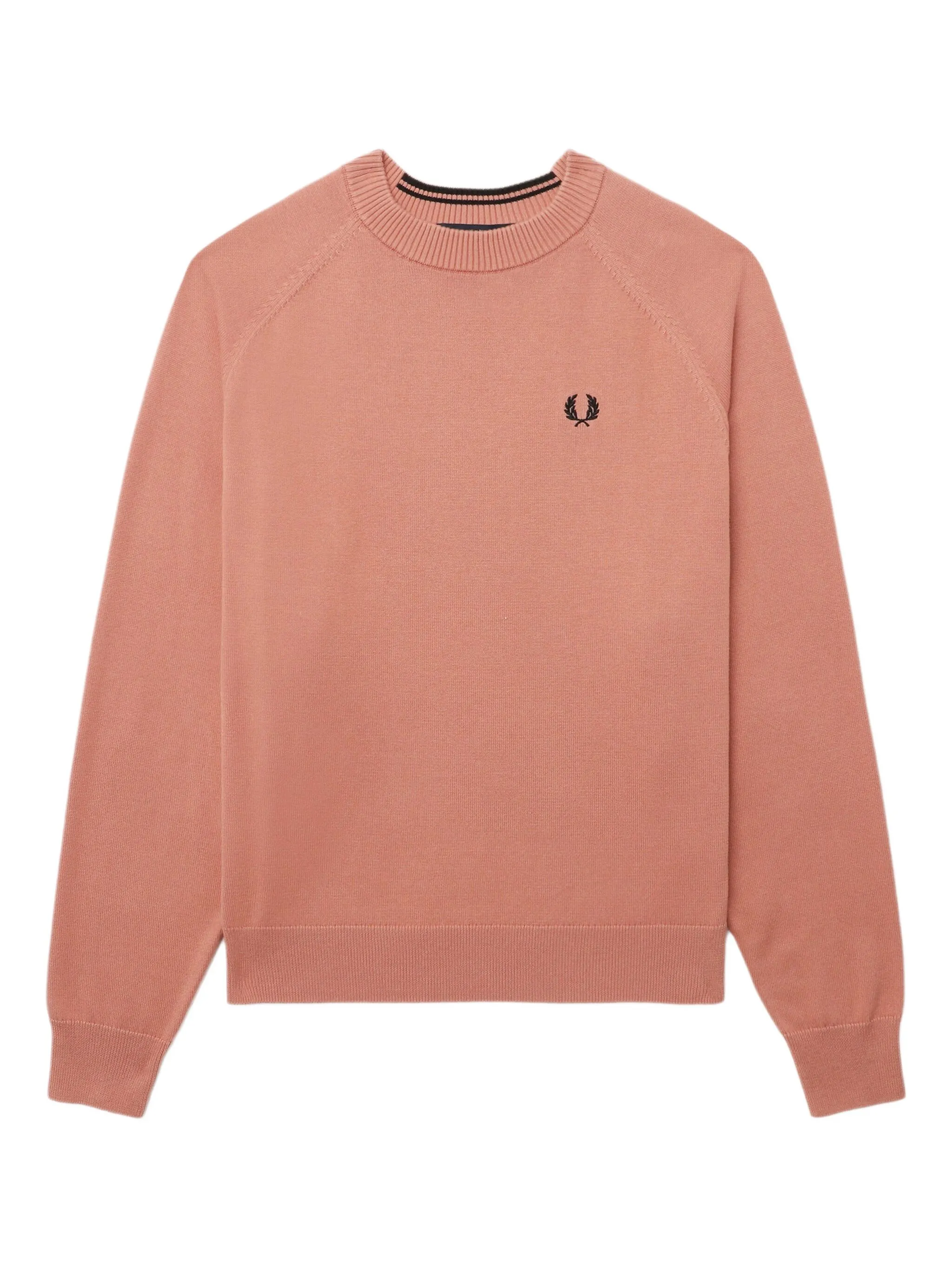 

Свитер с круглым вырезом Fred Perry, розовый