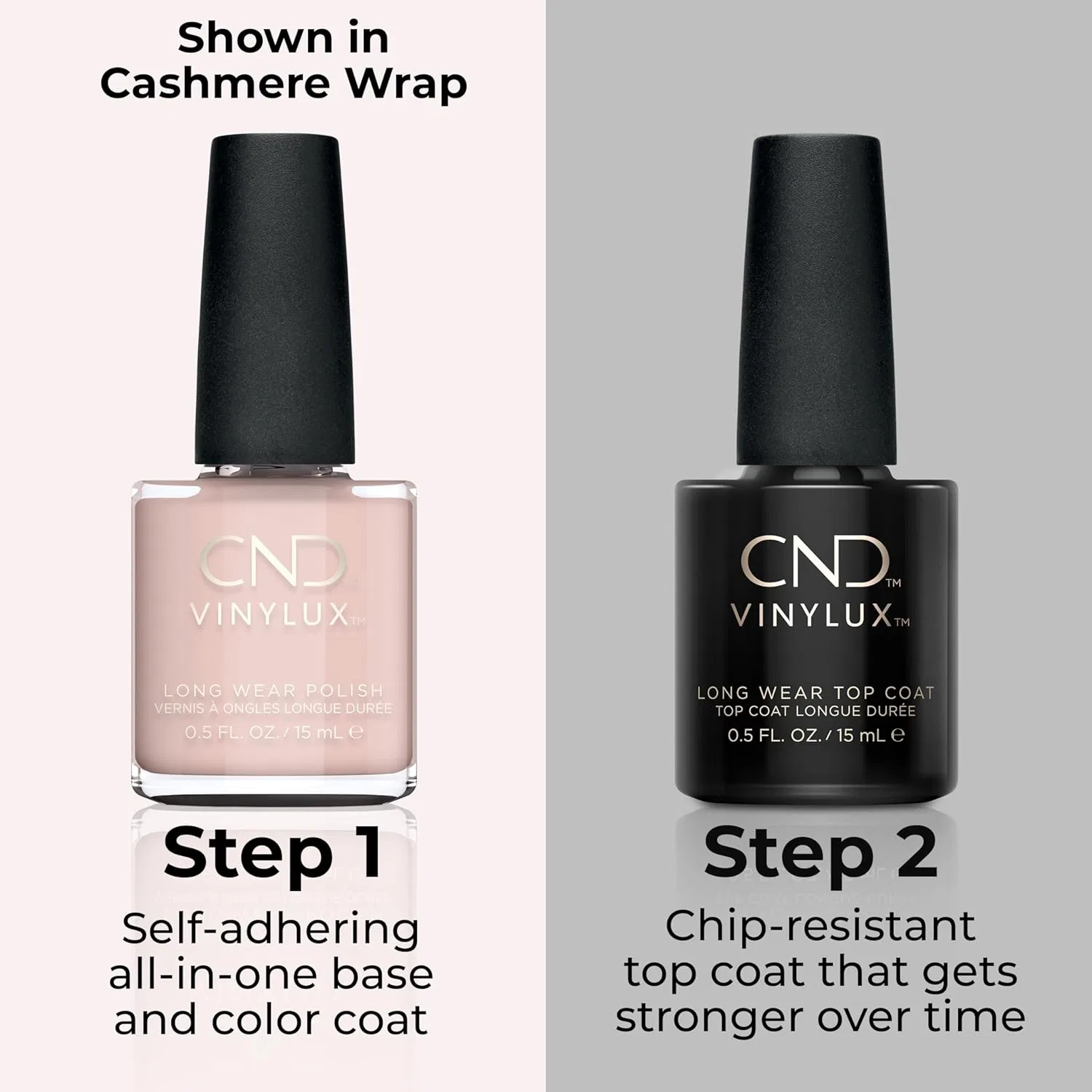 Стойкий лак для ногтей CND Vinylux «Nude Unlocked» 15 мл Cnd, Rose — фото 4
