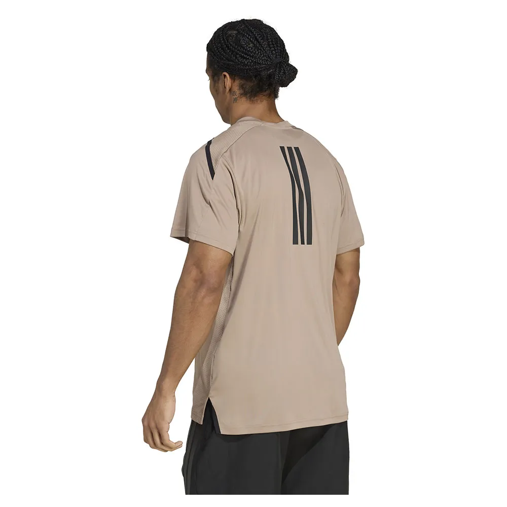 Футболка с коротким рукавом adidas Designed For Training Pro-Series, бежевый — фото 2
