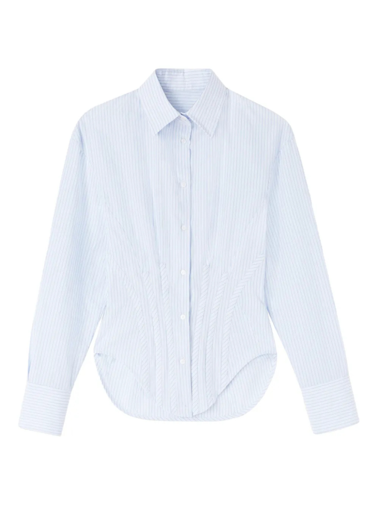 

Рубашка в мелкую полоску Ermanno Scervino, синий