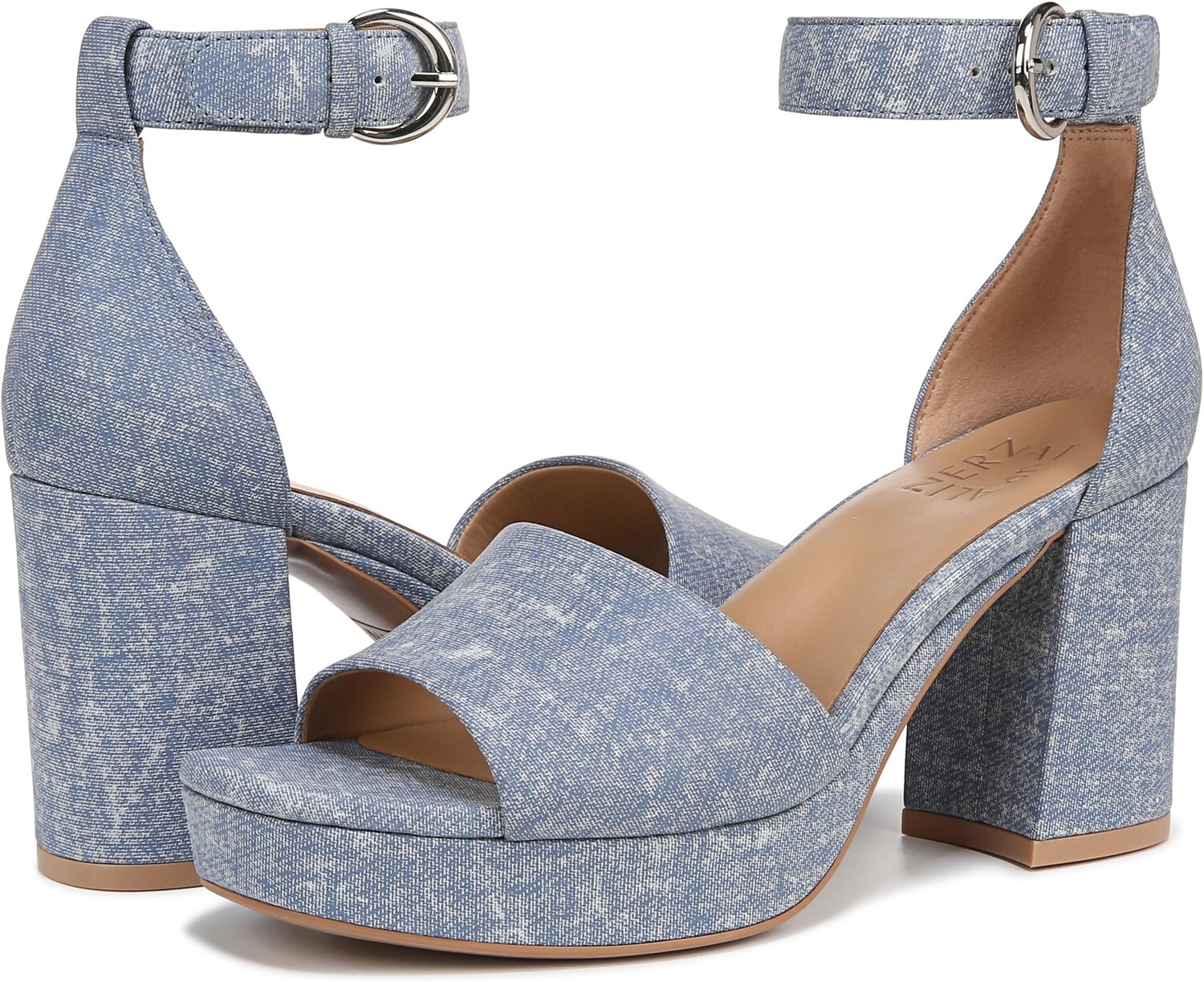 

Сандалии Naturalizer Pearlyn, цвет Clear Sky Blue Suede