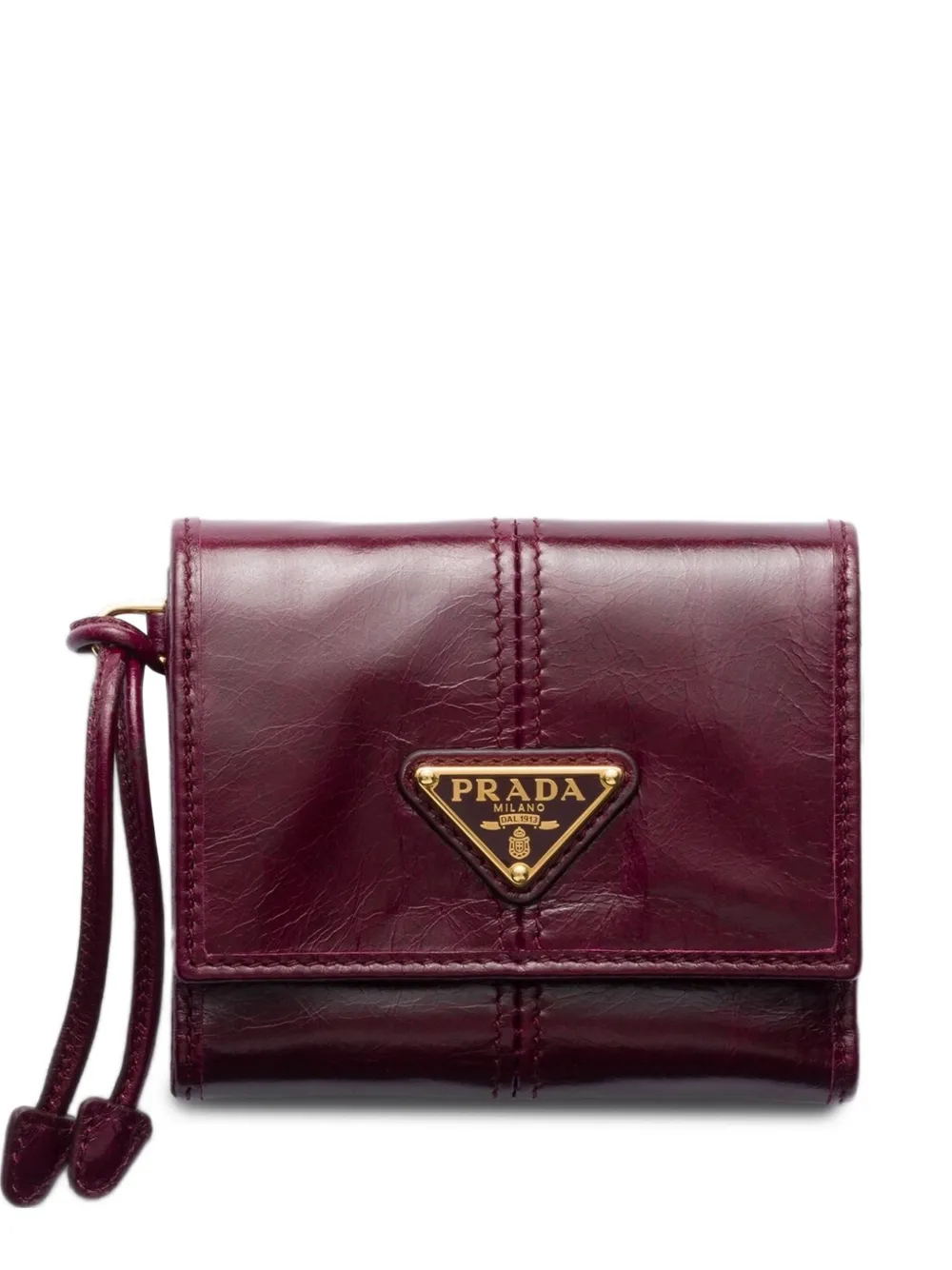 

Маленький кошелек Prada, красный
