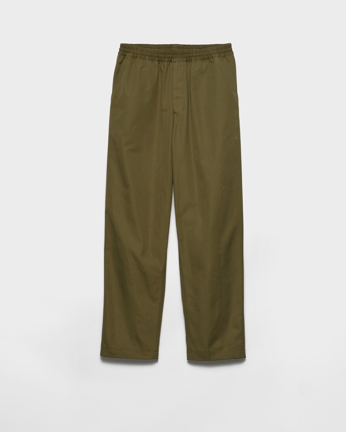 

Брюки из хлопка Prada, хаки