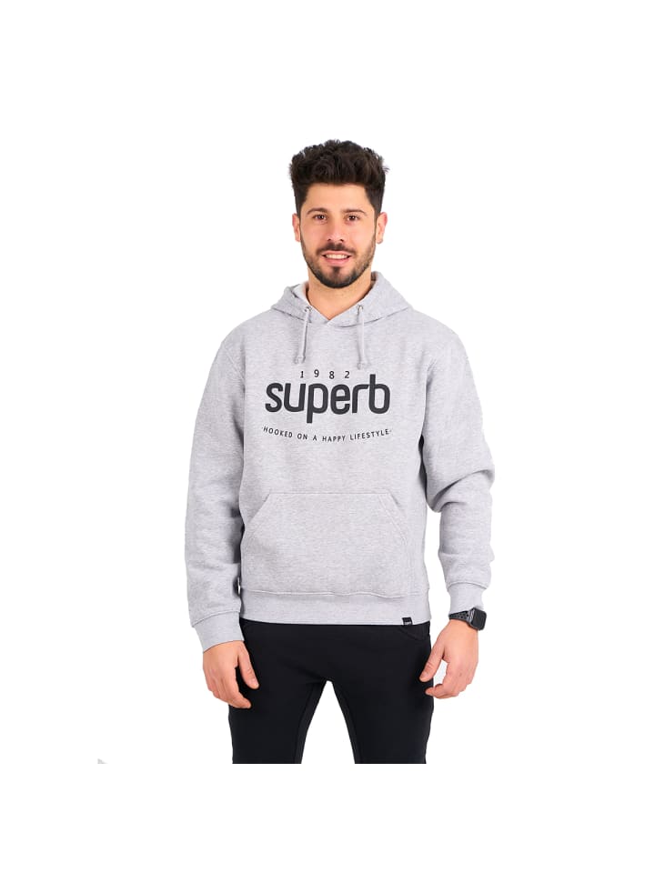 

Толстовка с капюшоном Superb, серый